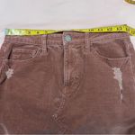 American Eagle  Size 2 Stretch‎ Corduroy Distressed Cutoff High Rise Mini Skirt Photo 10