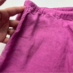 Nation Ltd 100% Linen Pink Pants Women Size Small Coastal Pull-on Pockets *FLAW Photo 10
