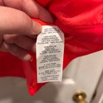 J.Crew Quilted Puffer Vest Bright Orange Neon Zip Front Women's Size L Photo 7