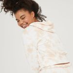 Aerie OFFLINE OTT Fleece Tie Dye Cropped Hoodie Photo 2