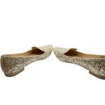 Sole Society  Cammila Gold Glitter Pointed Toe Flats Size 8.5 Photo 6