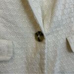 NWOT Boden Ivory Eyelet Lace Cotton Fitted Blazer/Jacket Size 4 NEW White Photo 7