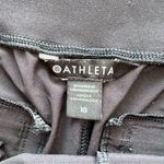 Athleta  cardiff pant waist‎ tie light weight in black womens size 10 Photo 5