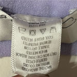 Oscar de la Renta  Sweater Fleece Sherpa Shirt Top Women’s Size XL Purple Floral Photo 3