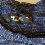 Michael Lauren  ML-5375-NVT Shane Oversized Pullover w/Thumbhole Size XS/S Navy ( Photo 2