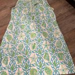 Gretchen Scott Seashell design ruffle dress size L Green Size L Photo 2