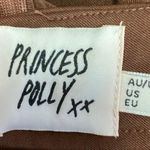 Princess Polly Brown Chain Belt Flared Leg Stretch Ankle Trousers Pants Size 4 Photo 4