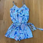 Lilly Pulitzer  Deanna Romper Into the Deep Coastal One Piece Size XS Photo 3