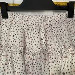 Princess Polly  flouncy skirt, pink and brown, elastic‎ waist, sz 4 Photo 1