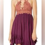 Free People  Adella dress copper combo size Small this dress is like new Photo 3