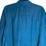 J. Jill Blue Corduroy Button Front Shirt Jacket Shacket Size Medium WTP040841 Photo 7