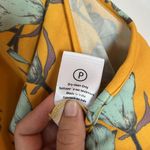 Anthropologie  | Varun Bahl Warbler Yellow Floral Jumpsuit NWT Size 12 Photo 7