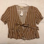 PacSun LA Hearts Tie Front Babydoll Top Photo 1