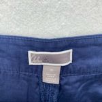 Chelsea28  Navy Cotton Eyelet Mid Rise‎ Crop Pant Photo 5