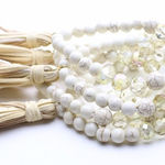 HOST PICK ❤️Beaded ivory tassel bracelet White Photo 0