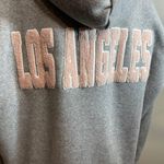 Charlotte Russe XL Gray Hoodie Coat - LA Vibes, Preloved & Stylish Photo 4