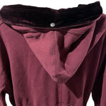 Free People Westwood Hooded Cardigan Women Small Velvet Trim Bohemian Duster Photo 10