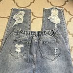 Dance & Marvel Distressed Blue Denim Jeans, size large, style #:dmp20288 Photo 12