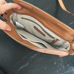 Banana Republic Genuine Leather Saddle Bag Crossbody  Canvas Lined Magnetic Close Photo 4