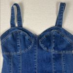 VICI  Classic Blue Denim Bustier Dress
Size: Medium Photo 4