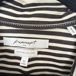 Foxcroft  Women’s 12 Non Iron Black White Blouse Top Photo 1