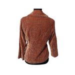 Anthropologie ✨ Fei Crushed Dusty Rose Velvet Embroidered Sz 4 Blazer✨ Photo 2