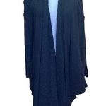 Free People  Black Open Waterfall Cardigan Size XS Photo 0