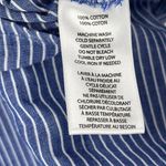 Anthropologie BeachLunchLounge Striped Tiered Ruffle Sleeve Wrap Bow Blouse Top Shirt Photo 7