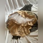 Jovani  Gorgeous Black and Tan Strapless Gown | 6 Photo 10