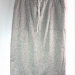 SheIn 2X Gray Sweatshirt Pocketed Midi Skirt - Plus Photo 0