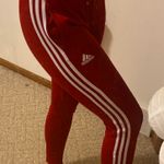 Adidas Red Strip Joggers Photo 0