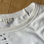 Z Supply White Star Print Sweatshirt Photo 2