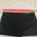 Brandy Melville Julie Skirt, Low Rise, Skort (Shorts Underneath), Solid Black Photo 5