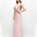 Alfred Sung  D859 Strapless Bow Column Gown Ballet Pink 8 Photo 2