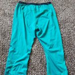 Scott Cropped Legging Pant Work Out Biker Medium 4 or 6 Blue Photo 1