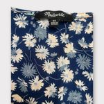 Madewell  Blue Moon Tie Front Floral Short Sleeve Top Size XS Photo 6