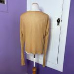 Free People Free‎ People Marlena Cardigan Velvet Sands Tie Front Lightweight Medium Photo 2