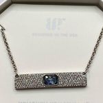 Bomb Party Necklace NK86296 “She Pairs With Everything” LC Spinel on Rhodium NWT Silver Photo 0