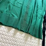 NWOT $650 Maison Margiela Women's Side Bow Wool Blend Cardigan Sweater Sz L MM6 Green Size L Photo 7