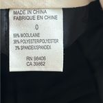 Theory Black Lonan Lightweight Wool Blend Wide Leg Pants Size 0 Model 8011228R Photo 9