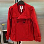 Gap 💕💕 Cropped Length Pea Coat ~ Red Small Photo 0