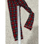 Woman’s Alexander Del Rosa Small Red Plaid 2 Piece Sleepware Set Flannel Photo 5