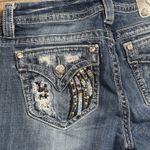 Miss Me  Mid Rise Skinny Jean Angel Wings sequin Pockets 29 Photo 3