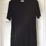 Universal Standard x J. CREW Black Mini Dress Small Tee Shirt Chic Photo 0