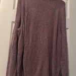 Ava & Viv  Mock Neck Long Sleeve Sweater Plus Size 4X Mauve Heathered Knit Top Photo 0