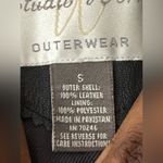 Studio Works  Outer Wear Black Leather Jacket Sz Small Photo 5