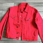 Lee  vintage modern rider jacket in red Photo 1