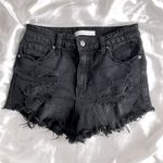 Eunina Lulu High Rise Ripped Cutoff Shorts Photo 0