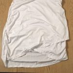 B74 New Womens Rhinestones Ruched Dress White Size Small Photo 3