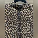 Fenn Wright Manson VTG Workshop Fenn Wright & Manson Black & Brown Leopard Print Long Sleeve Blouse Photo 11